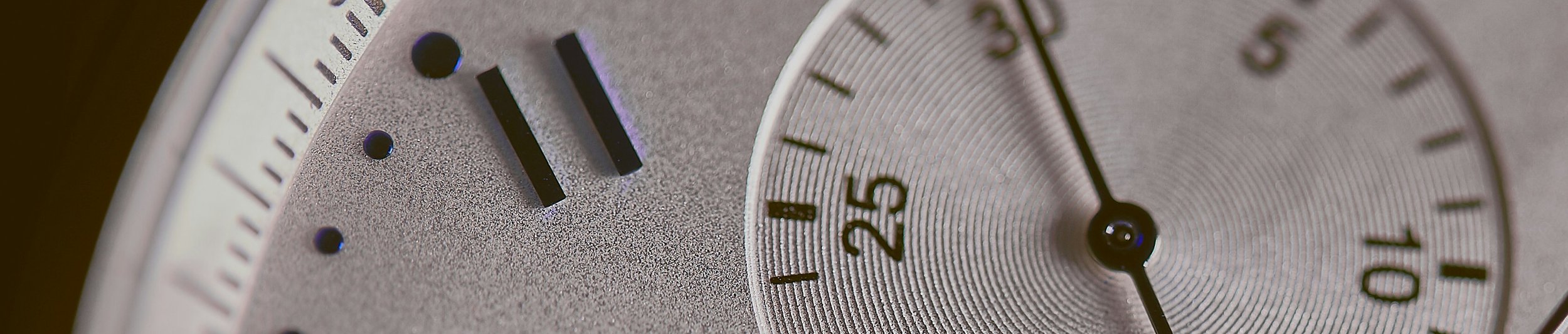 A clock showing office hours