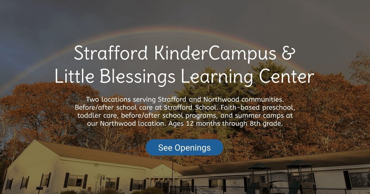 Custom social share image for Strafford KinderCampus